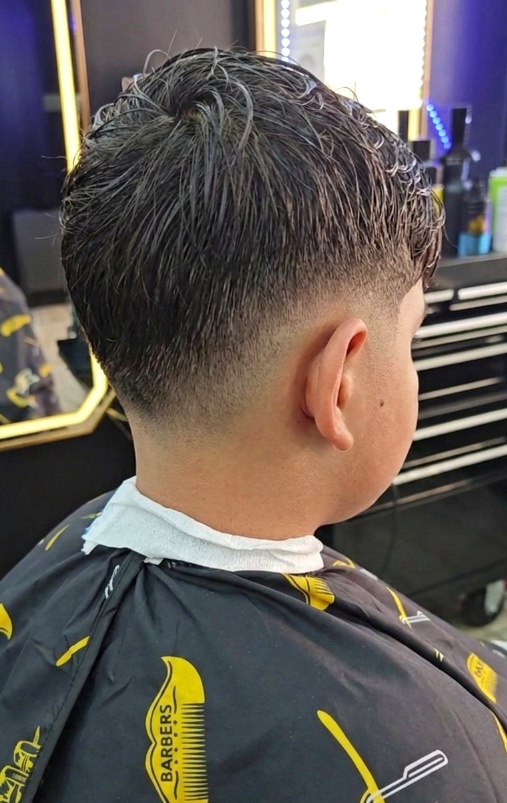 Dégradé réalisé par Farouk au F Barbershop