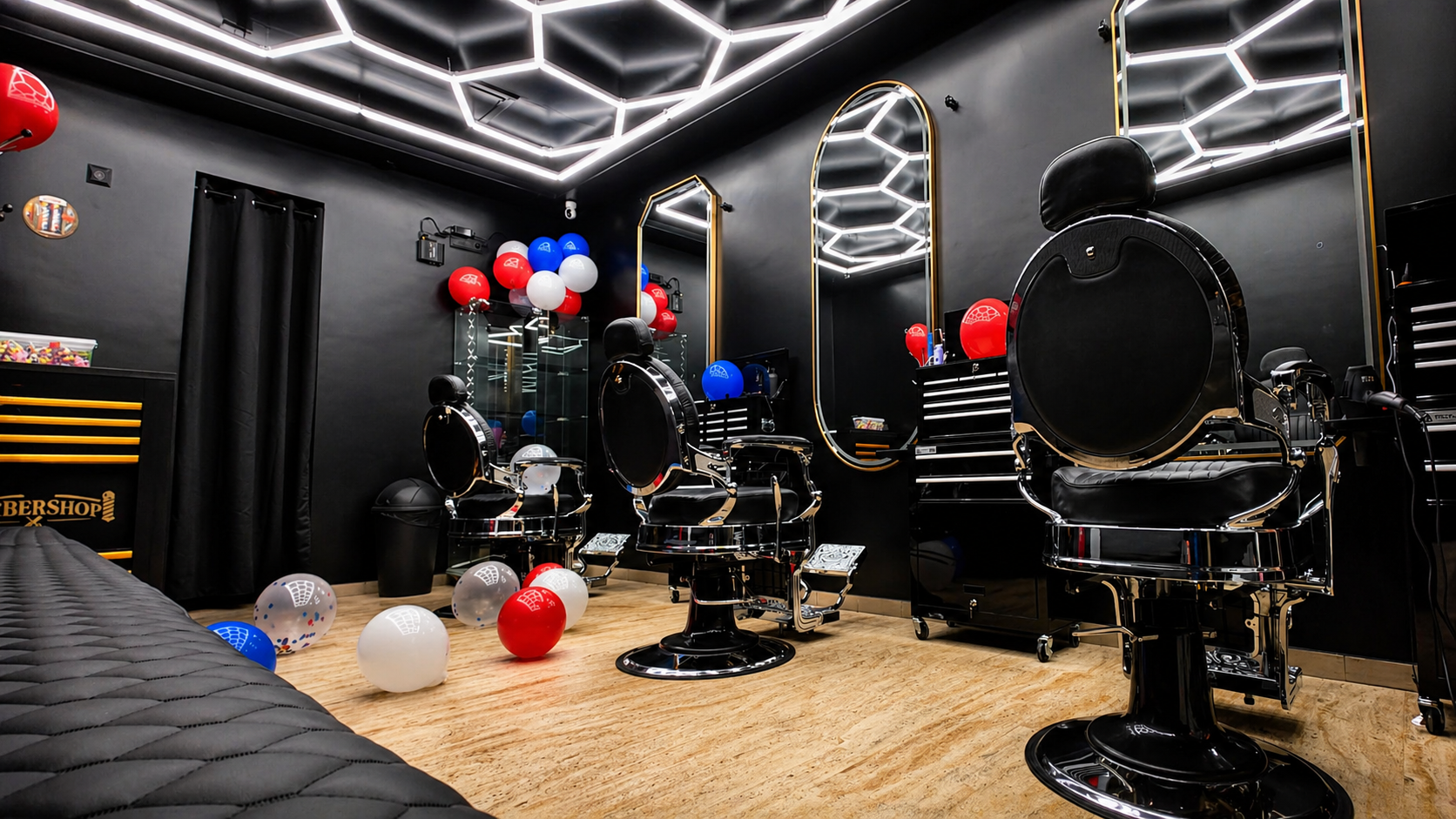 Coin de coupe au F Barbershop Nemours